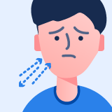 Difficulty breathing COVID-19 symptom